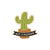 Fashion Pin Cactus Plant Alloy Stoving Varnish Unisex Brooches