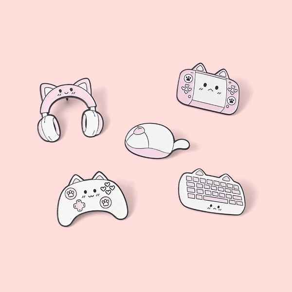 Fashion Pin Cartoon Alloy Plating Women'S Brooches