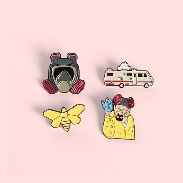 Fashion Pin Cartoon Alloy Stoving Varnish Unisex Brooches