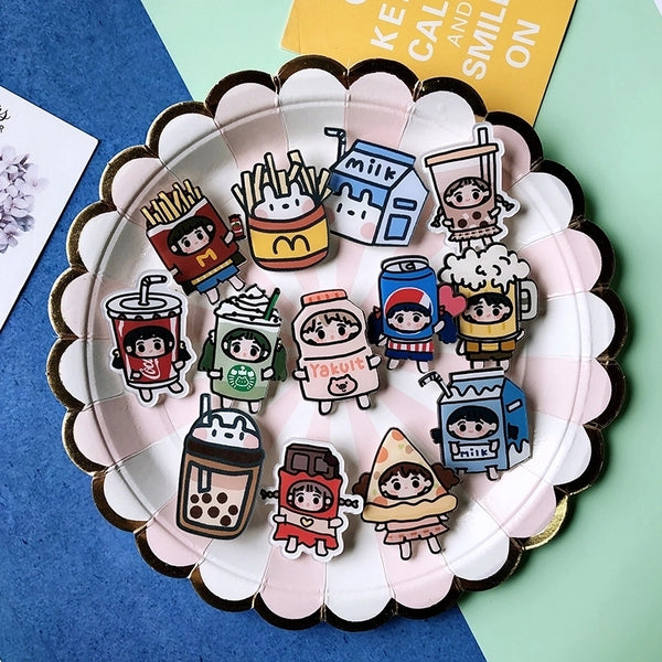 Fashion Pin Cartoon Arylic Unisex Brooches