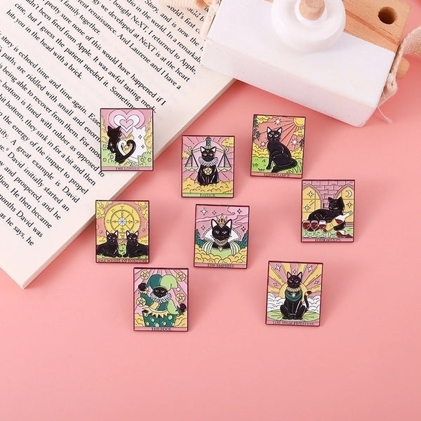 Fashion Pin Cat Alloy Plating Unisex Brooches