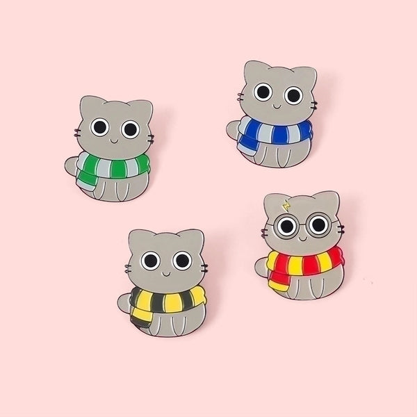 Fashion Pin Cat Alloy Plating Unisex Brooches