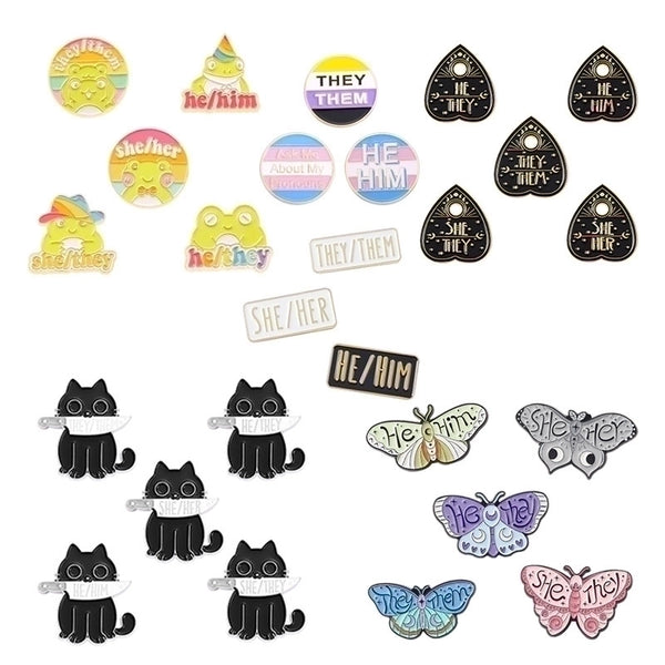 Fashion Pin Cat Butterfly Alloy Plating Unisex Brooches