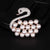 Fashion Pin Cat Flower Butterfly Imitation Pearl Alloy Inlay Rhinestones Opal Women'S Brooches