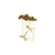 Fashion Pin Cat Mushroom Alloy Plating Unisex Brooches