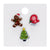 Fashion Pin Christmas Hat Santa Claus Arylic Plating Women'S Brooches