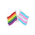 Fashion Pin Clouds Rainbow Heart Shape Alloy Enamel Unisex Brooches