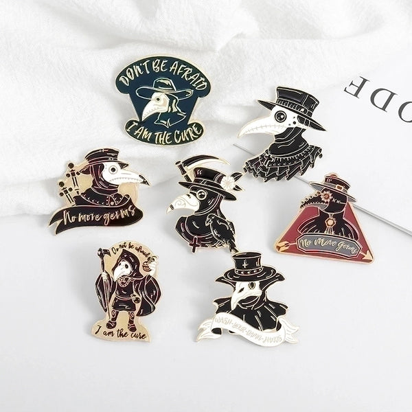 Fashion Pin Crow Alloy Stoving Varnish Unisex Brooches