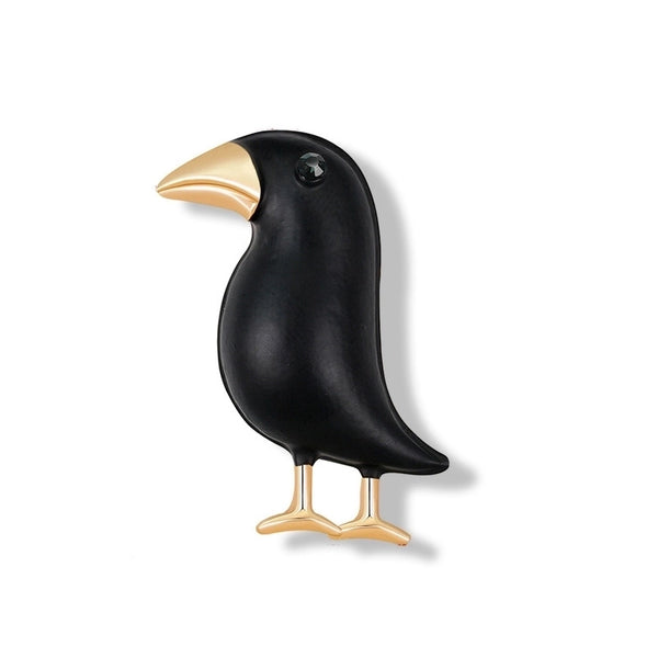 Fashion Pin Crow Alloy Unisex Brooches