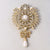 Fashion Pin Crown Alloy Rhinestones Women'S Brooches