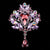 Fashion Pin Crown Alloy Rhinestones Women'S Brooches