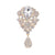 Fashion Pin Crown Alloy Rhinestones Women'S Brooches