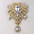 Fashion Pin Crown Alloy Rhinestones Women'S Brooches