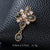 Fashion Pin Crown Alloy Rhinestones Women'S Brooches