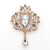 Fashion Pin Crown Alloy Rhinestones Women'S Brooches