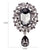 Fashion Pin Crown Alloy Rhinestones Women'S Brooches