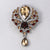 Fashion Pin Crown Alloy Rhinestones Women'S Brooches