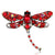 Fashion Pin Dragonfly Alloy Inlay Rhinestones Women'S Brooches