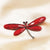 Fashion Pin Dragonfly Alloy Plating Artificial Gemstones Unisex Brooches