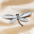 Fashion Pin Dragonfly Alloy Plating Artificial Gemstones Unisex Brooches