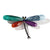 Fashion Pin Dragonfly Alloy Plating Zircon Unisex Brooches