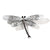 Fashion Pin Dragonfly Alloy Plating Zircon Unisex Brooches