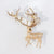 Fashion Pin Elk Alloy Rhinestone Pearl Plating Women'S Brooches