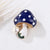 Fashion Pin Flamingo Butterfly Shell Alloy Inlay Artificial Diamond Women'S Brooches