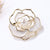 Fashion Pin Flamingo Butterfly Shell Alloy Inlay Artificial Diamond Women'S Brooches