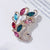 Fashion Pin Flamingo Butterfly Shell Alloy Inlay Artificial Diamond Women'S Brooches