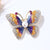 Fashion Pin Flamingo Butterfly Shell Alloy Inlay Artificial Diamond Women'S Brooches