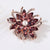 Fashion Pin Flamingo Butterfly Shell Alloy Inlay Artificial Diamond Women'S Brooches