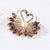 Fashion Pin Flamingo Butterfly Shell Alloy Inlay Artificial Diamond Women'S Brooches