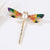 Fashion Pin Flamingo Butterfly Shell Alloy Inlay Artificial Diamond Women'S Brooches