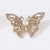 Fashion Pin Flamingo Butterfly Shell Alloy Inlay Artificial Diamond Women'S Brooches