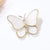 Fashion Pin Flamingo Butterfly Shell Alloy Inlay Artificial Diamond Women'S Brooches