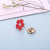 Fashion Pin Flower Alloy Enamel Women'S Brooches