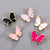 Fashion Pin Flower Alloy Inlay Rhinestones Women'S Brooches