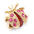 Fashion Pin Flower Alloy Inlay Rhinestones Women'S Brooches