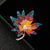 Fashion Pin Flower Alloy Plating Inlay Artificial Gemstones Pearl Women'S Brooches