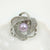 Fashion Pin Flower Alloy Plating Inlay Artificial Gemstones Pearl Women'S Brooches