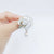 Fashion Pin Flower Alloy Plating Inlay Artificial Gemstones Pearl Women'S Brooches