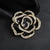 Fashion Pin Flower Alloy Plating Inlay Artificial Gemstones Pearl Women'S Brooches