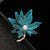 Fashion Pin Flower Alloy Plating Inlay Artificial Gemstones Pearl Women'S Brooches