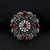 Fashion Pin Flower Alloy Plating Inlay Artificial Gemstones Women'S Brooches