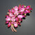 Fashion Pin Flower Alloy Plating Women'S Brooches