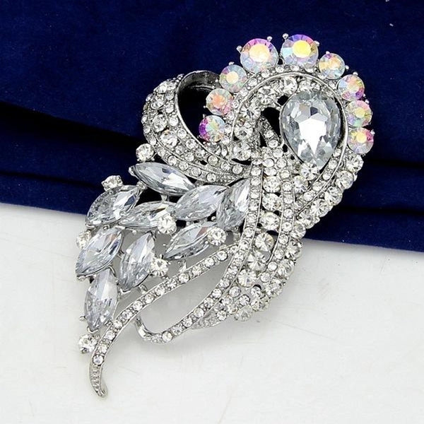 Fashion Pin Flower Alloy Plating Women'S Brooches