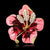 Fashion Pin Flower Alloy Plating Women'S Brooches