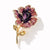 Fashion Pin Flower Alloy Sequins Women'S Brooches