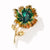 Fashion Pin Flower Alloy Sequins Women'S Brooches